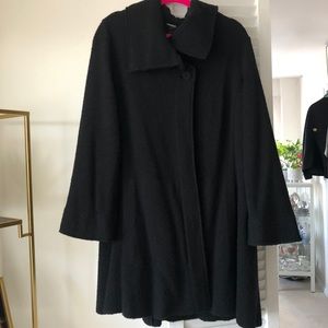 Eileen Fisher black wool coat LOWEST PRICE